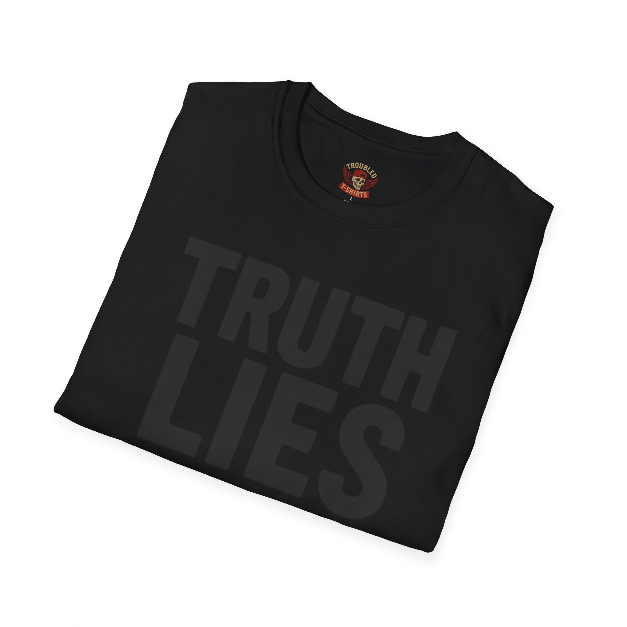 Truth, Lies & GoPro Footage T-Shirt — Funny Statement Tee for Videographers