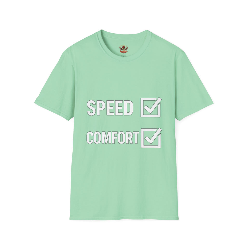 Speed & Comfort T-Shirt – Checked Boxes Racing Lifestyle Tee
