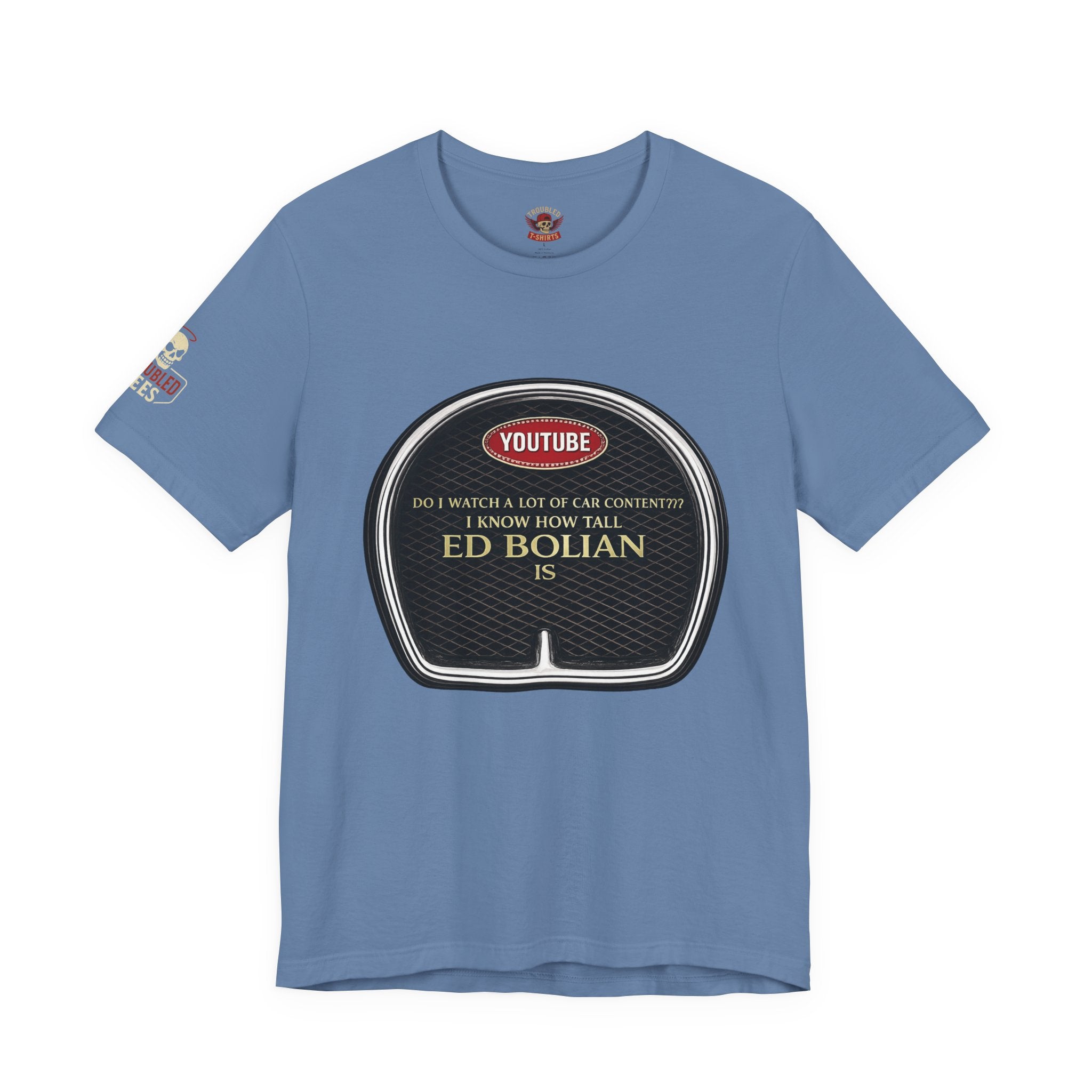 Ed "Too Tall" Bolian Hypercar Tee — 'Almost Too Tall for Hypercars'
