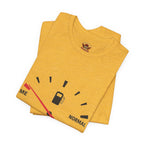 I Am Far From Normal Gas Gauge T-Shirt — Funny Retro Car Quote Tee