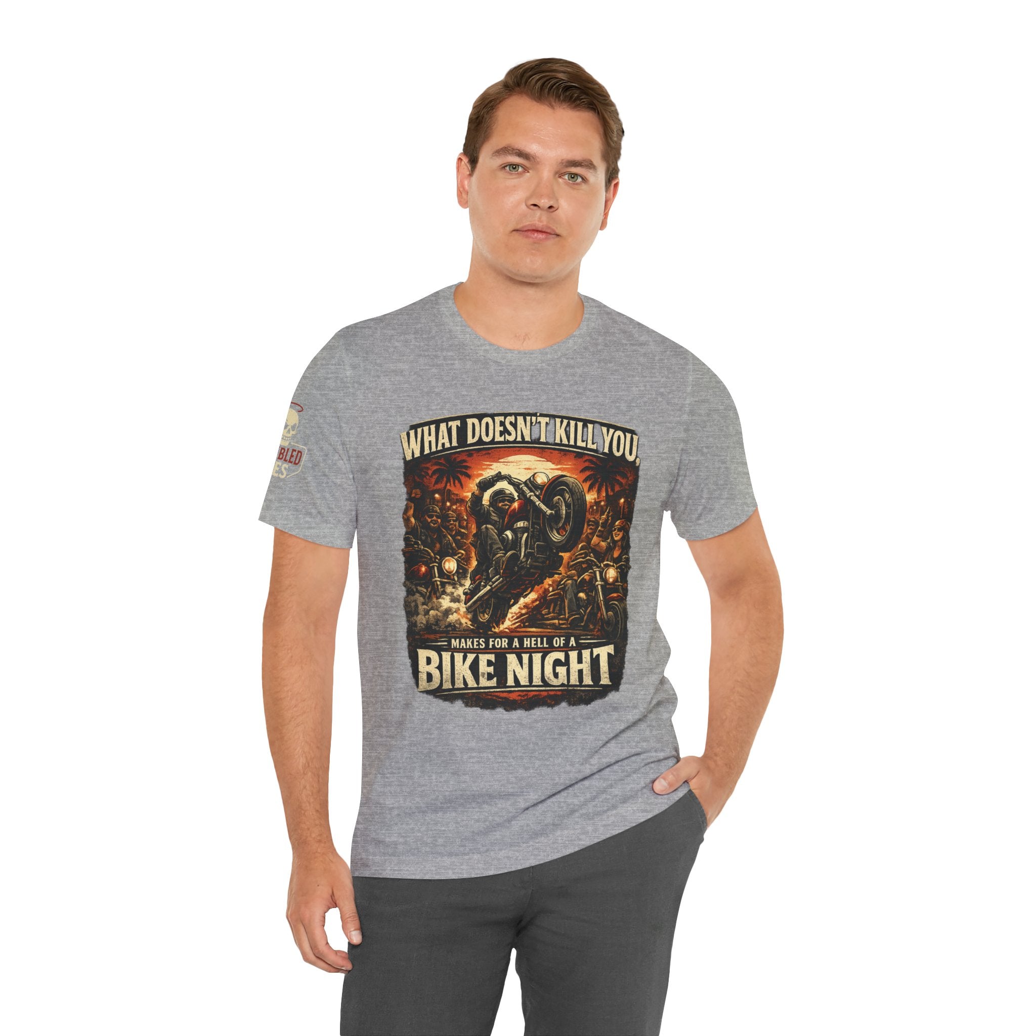 Funny Motorcycle Night Tee — Motorcycle Bike Night T-Shirt