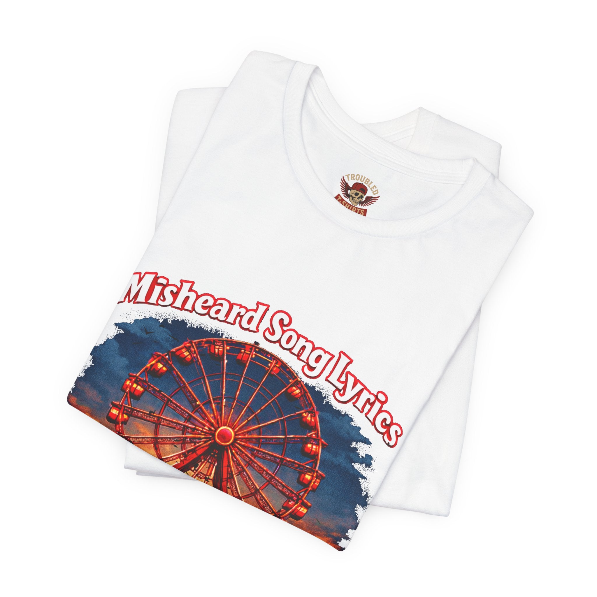 Love is a Ferris Wheel T-Shirt — Misheard Lyrics Tee Love is a Battlefield by Pat Benatar