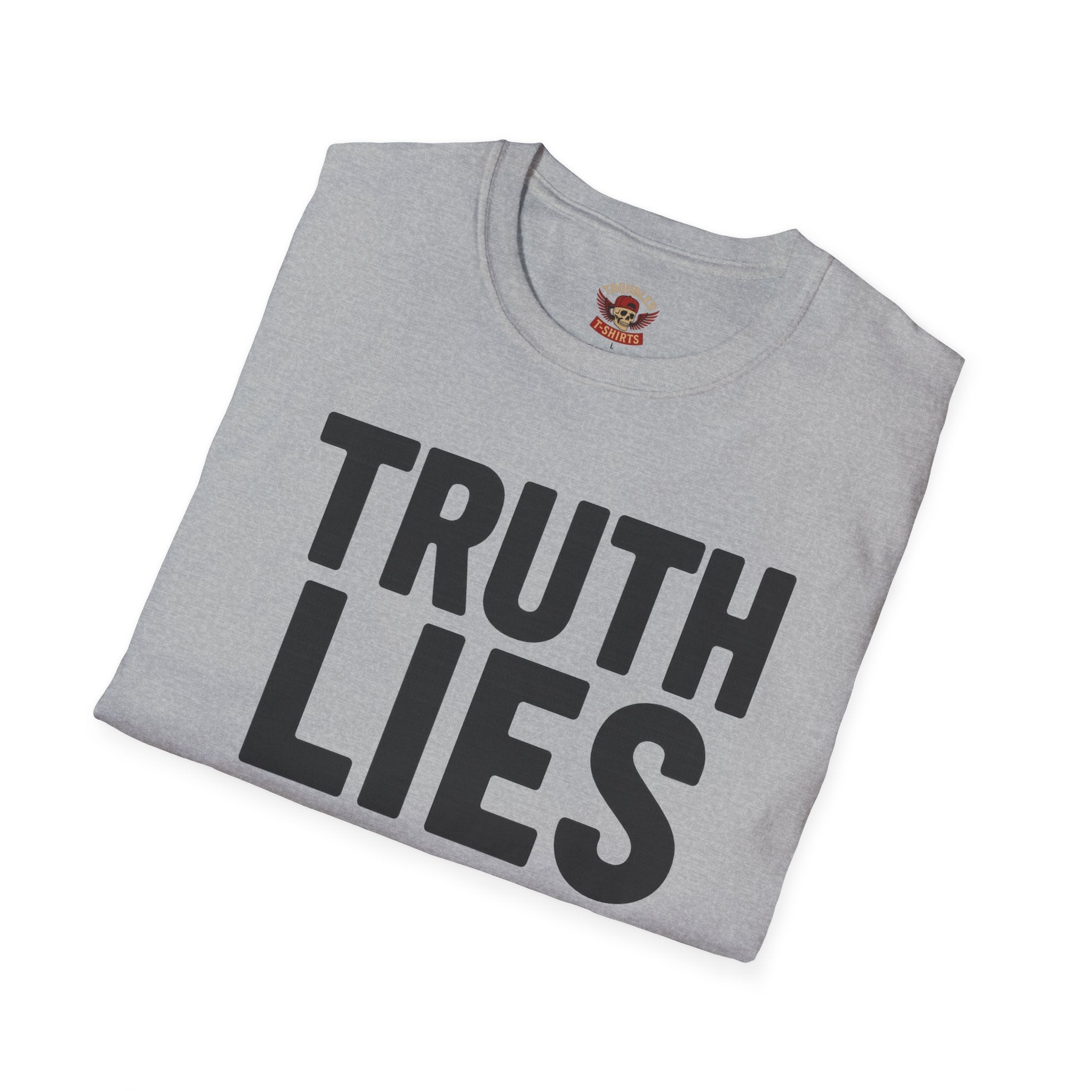 Truth, Lies & GoPro Footage T-Shirt — Funny Statement Tee for Videographers