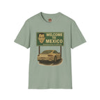 Welcome to Mexico Porsche T-Shirt — 'Welcome to Mexico' Sign Graphic Tee