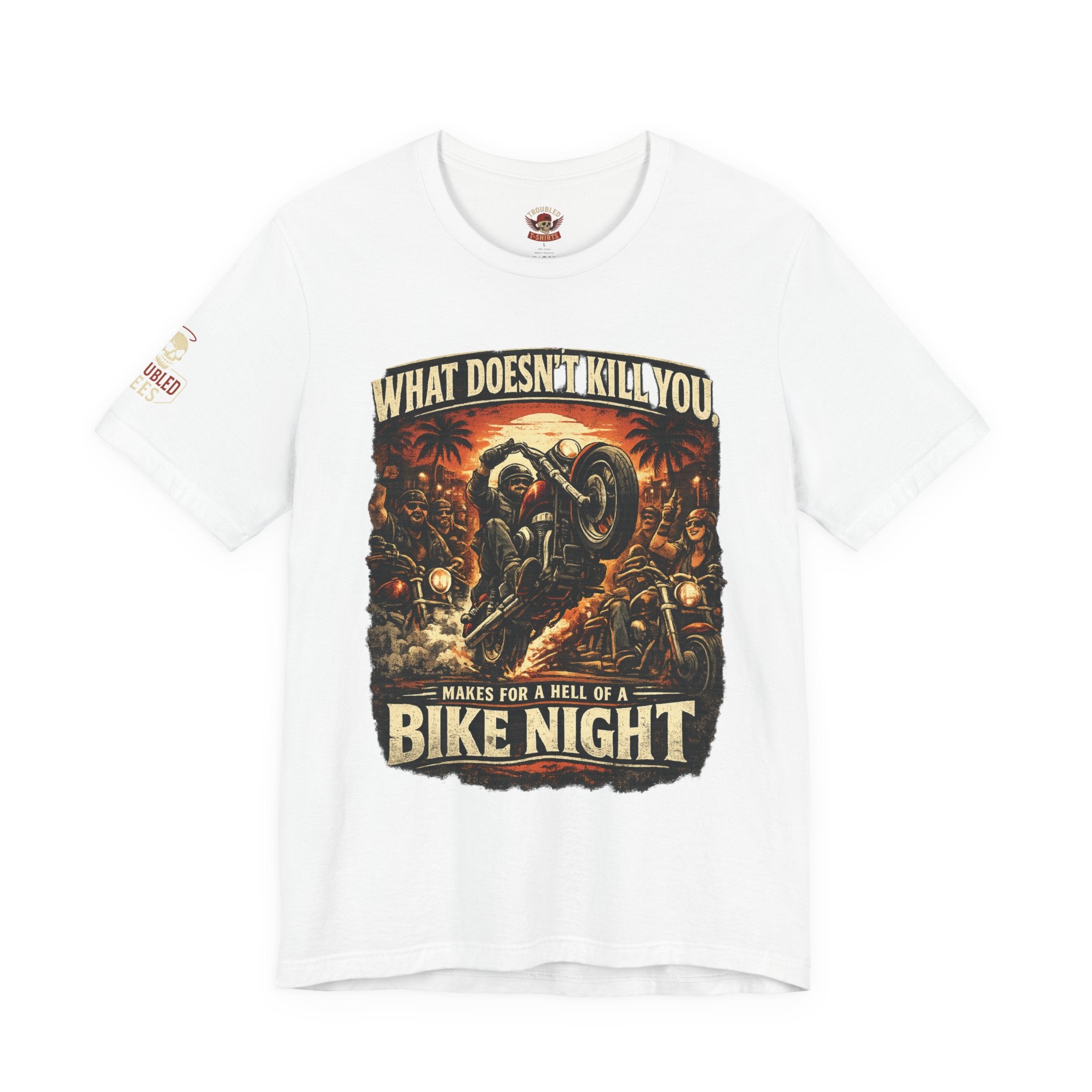 Funny Motorcycle Night Tee — Motorcycle Bike Night T-Shirt