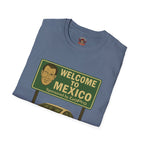 Welcome to Mexico BMW T-Shirt — Retro Road Trip Car Design