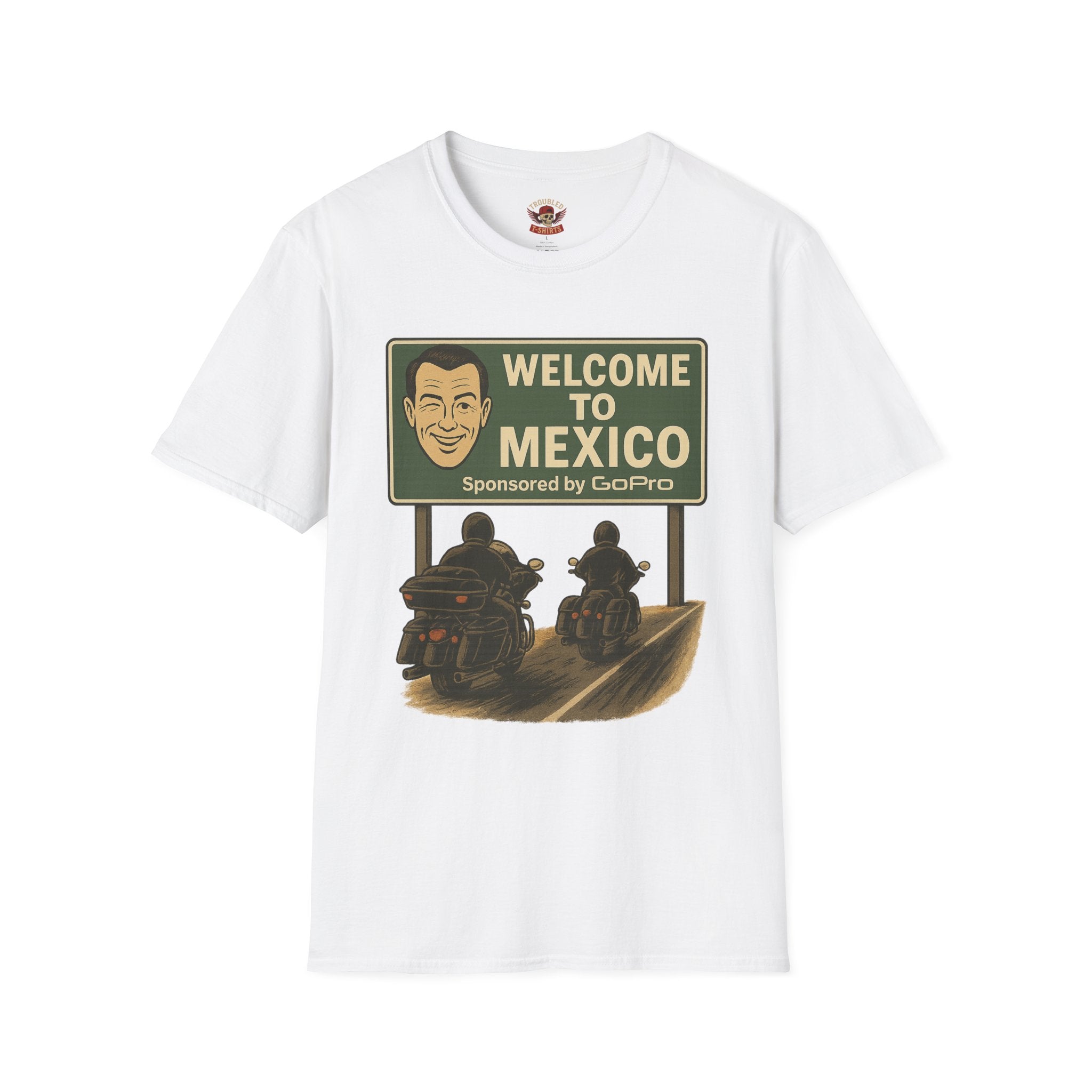 Welcome to Mexico Motorcycle T-Shirt — Vintage Ride Graphic Tee