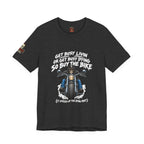 "Get Busy Livin' or Get Busy Dying, So Buy the Bike" T-Shirt — Funny Skeleton Biker Tee