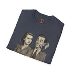 Vintage Couple T‑Shirt — "Can You Just Hug Me Normal?" Retro Humor Tee
