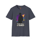 I'm Not Really a Farmer T-Shirt — Retro Silhouette Graphic Tee