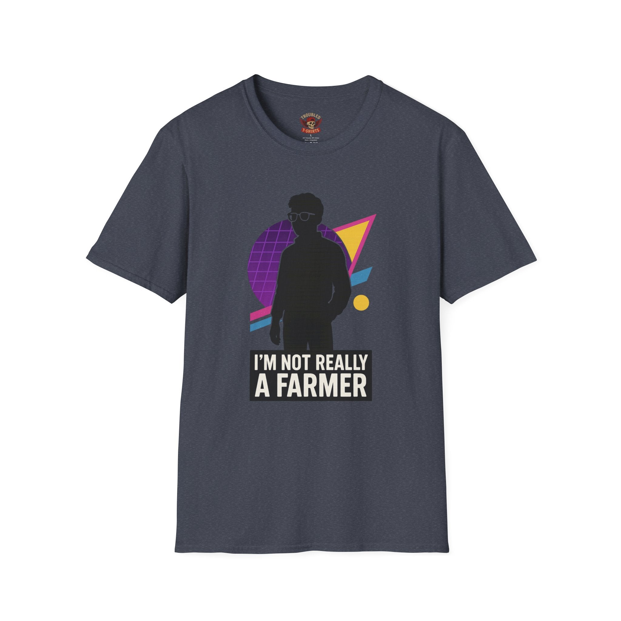 I'm Not Really a Farmer T-Shirt — Retro Silhouette Graphic Tee