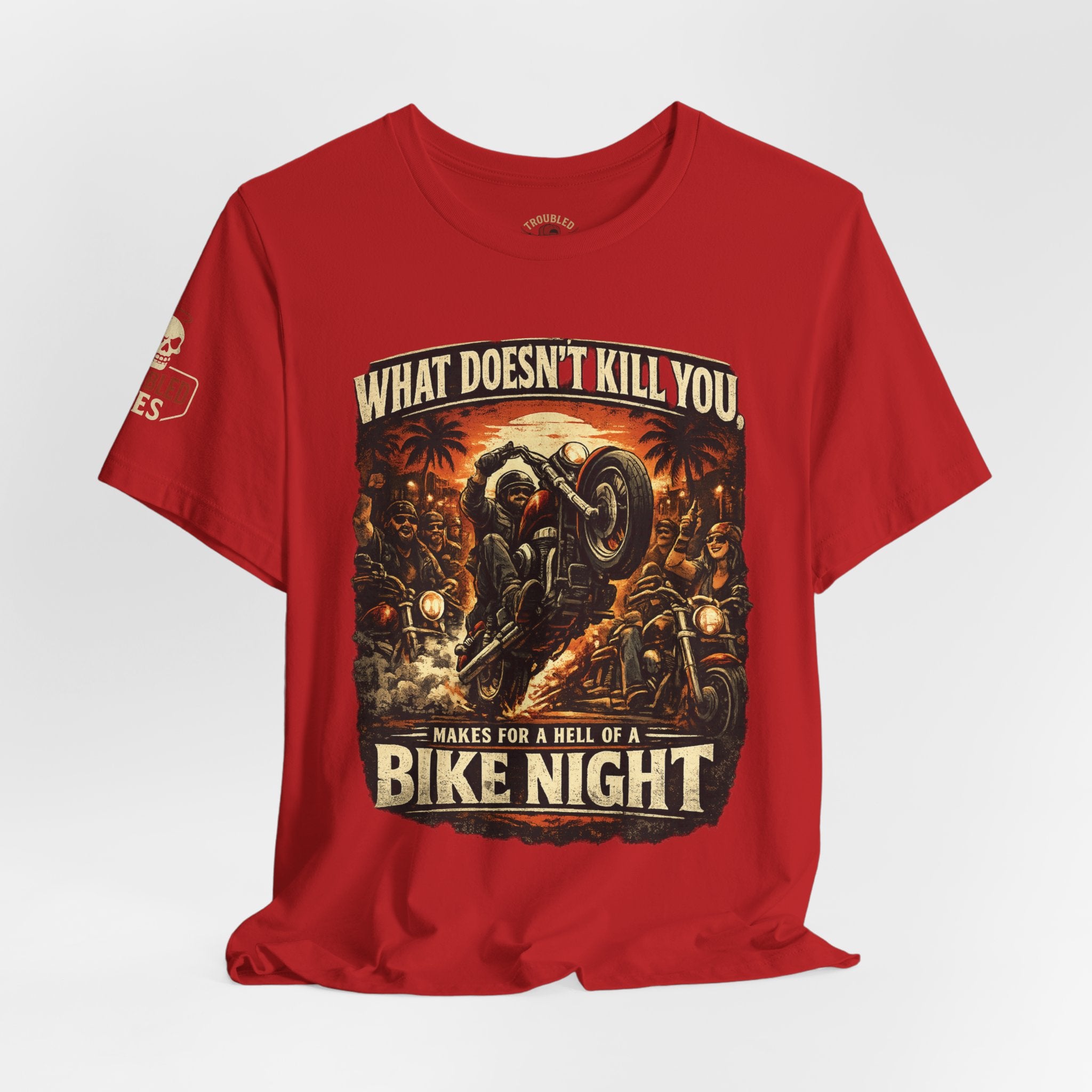 Funny Motorcycle Night Tee — Motorcycle Bike Night T-Shirt