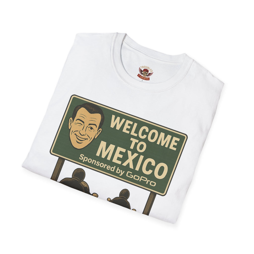 Welcome to Mexico Motorcycle T-Shirt — Vintage Ride Graphic Tee