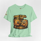 Funny Peanut Butter Cookie Yelling at Chocolate Chip Cookie T‑Shirt