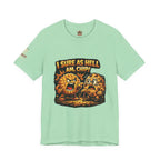 Funny Peanut Butter Cookie Yelling at Chocolate Chip Cookie T‑Shirt
