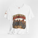 "We're Waiting on You, Sweet Cheeks" T-Shirt — Funny Biker Crew Tee