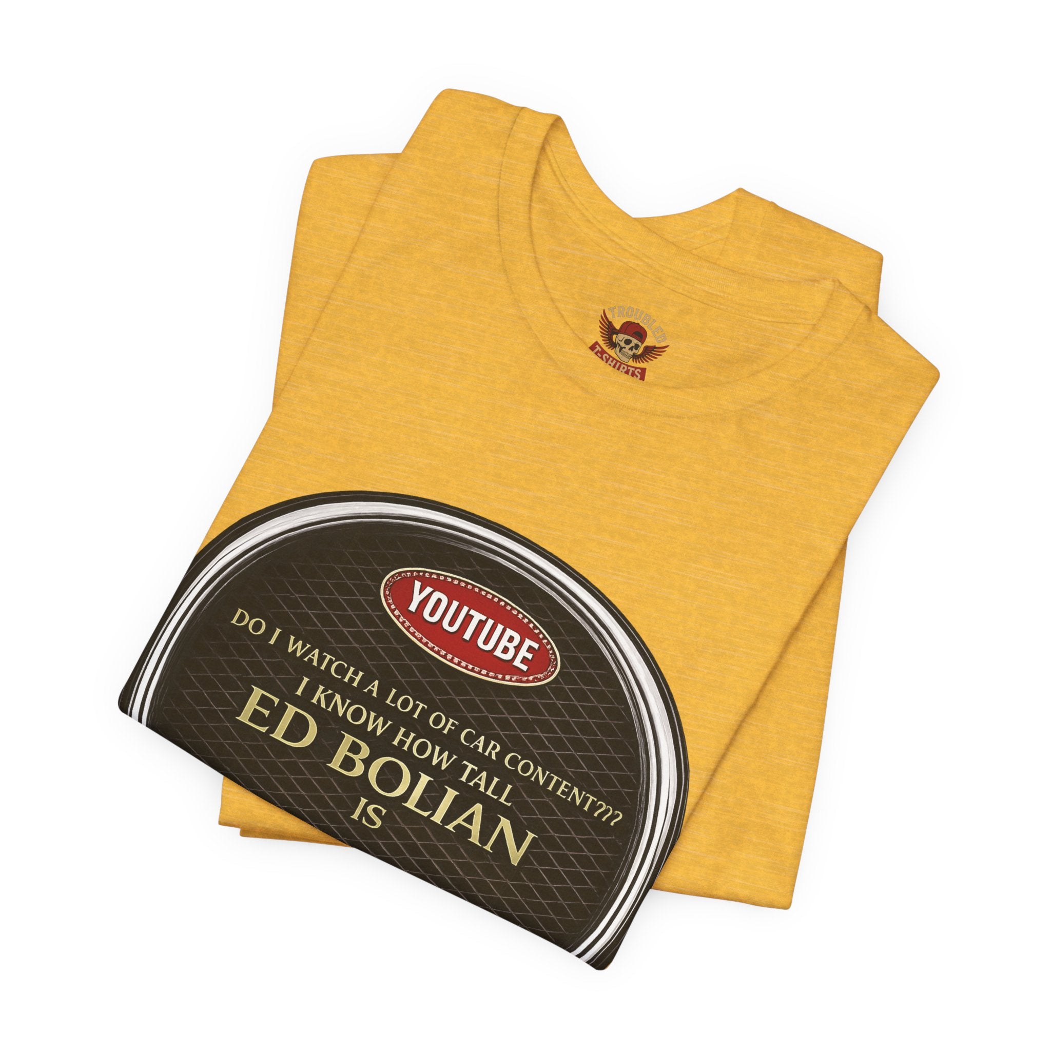 Ed "Too Tall" Bolian Hypercar Tee — 'Almost Too Tall for Hypercars'