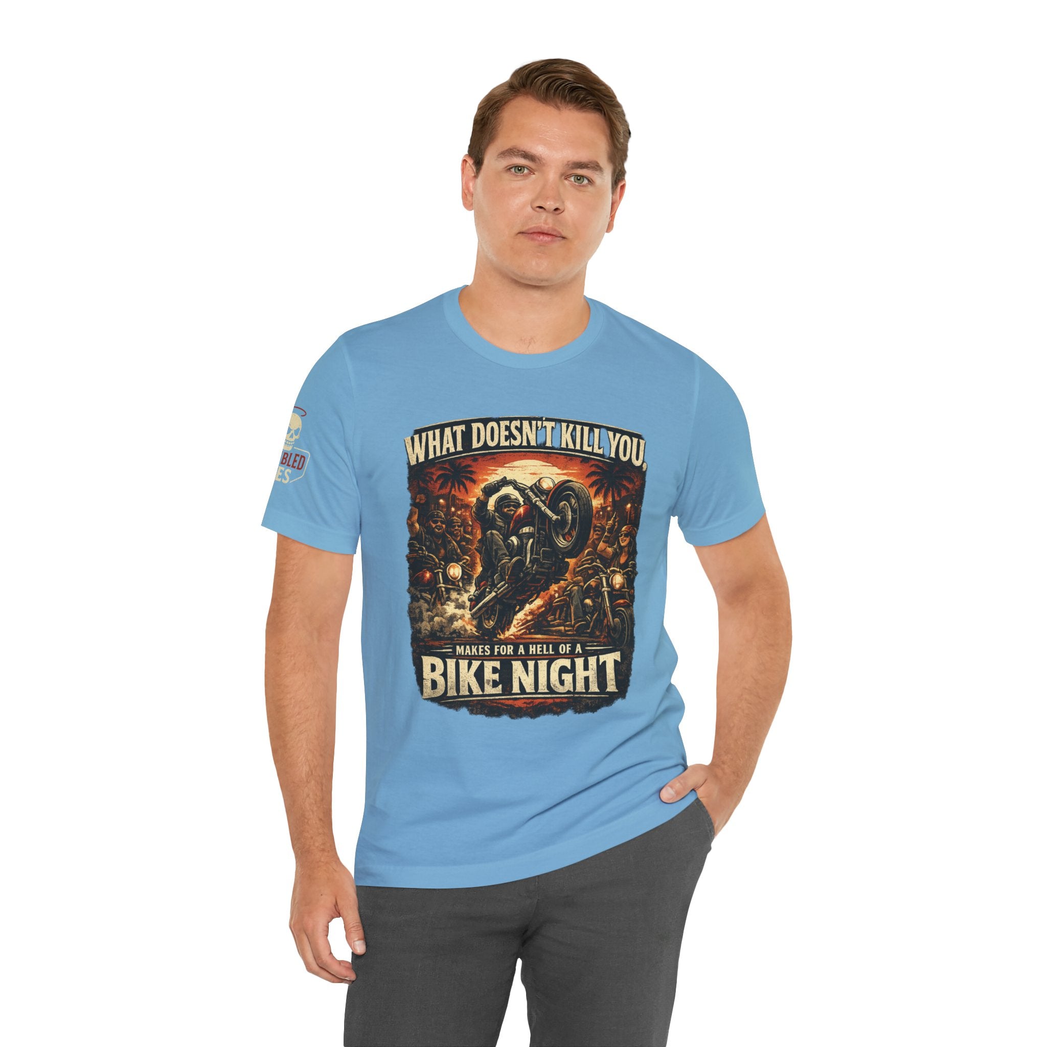 Funny Motorcycle Night Tee — Motorcycle Bike Night T-Shirt