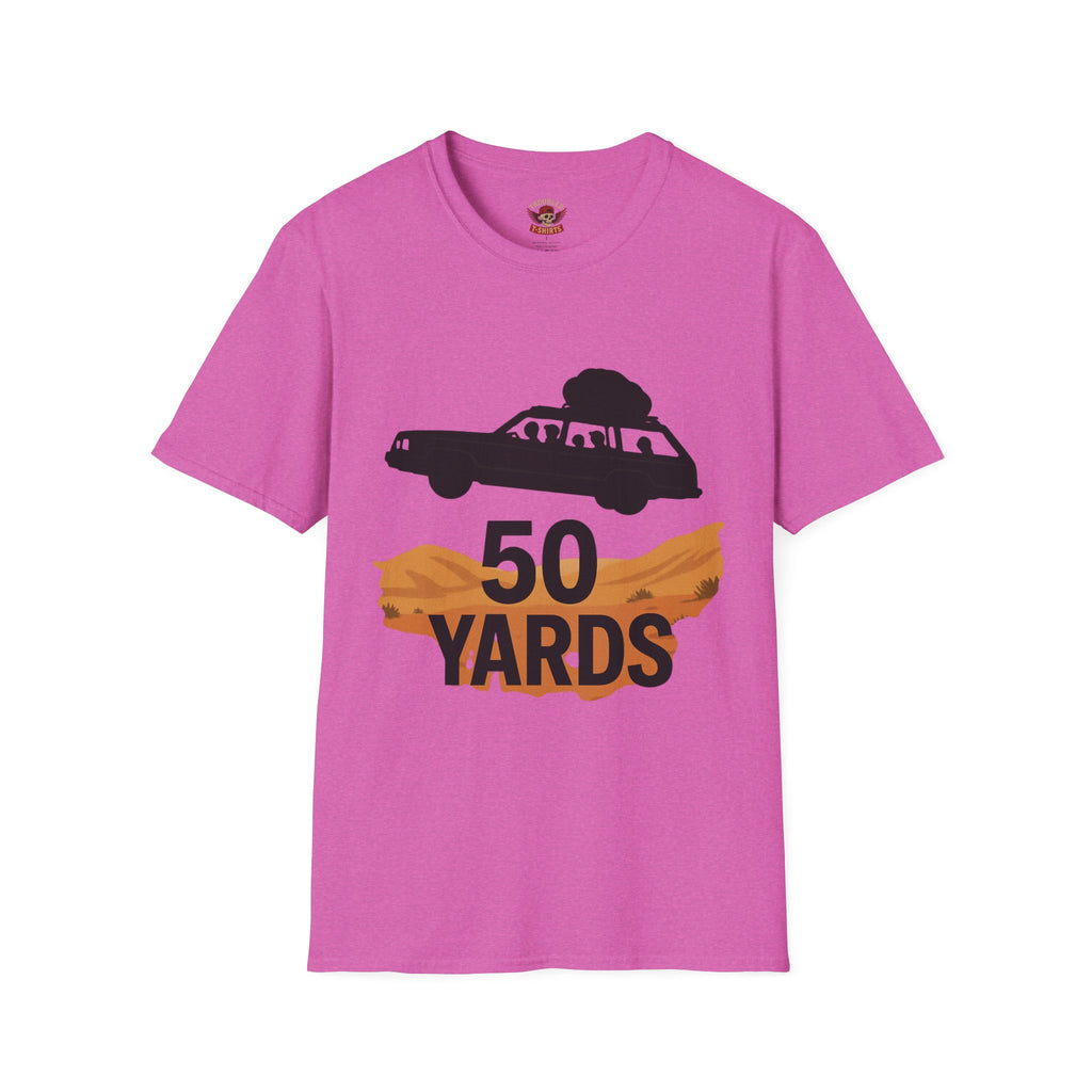 50 Yards Road Trip T-Shirt — Vintage Wagon Graphic Tee
