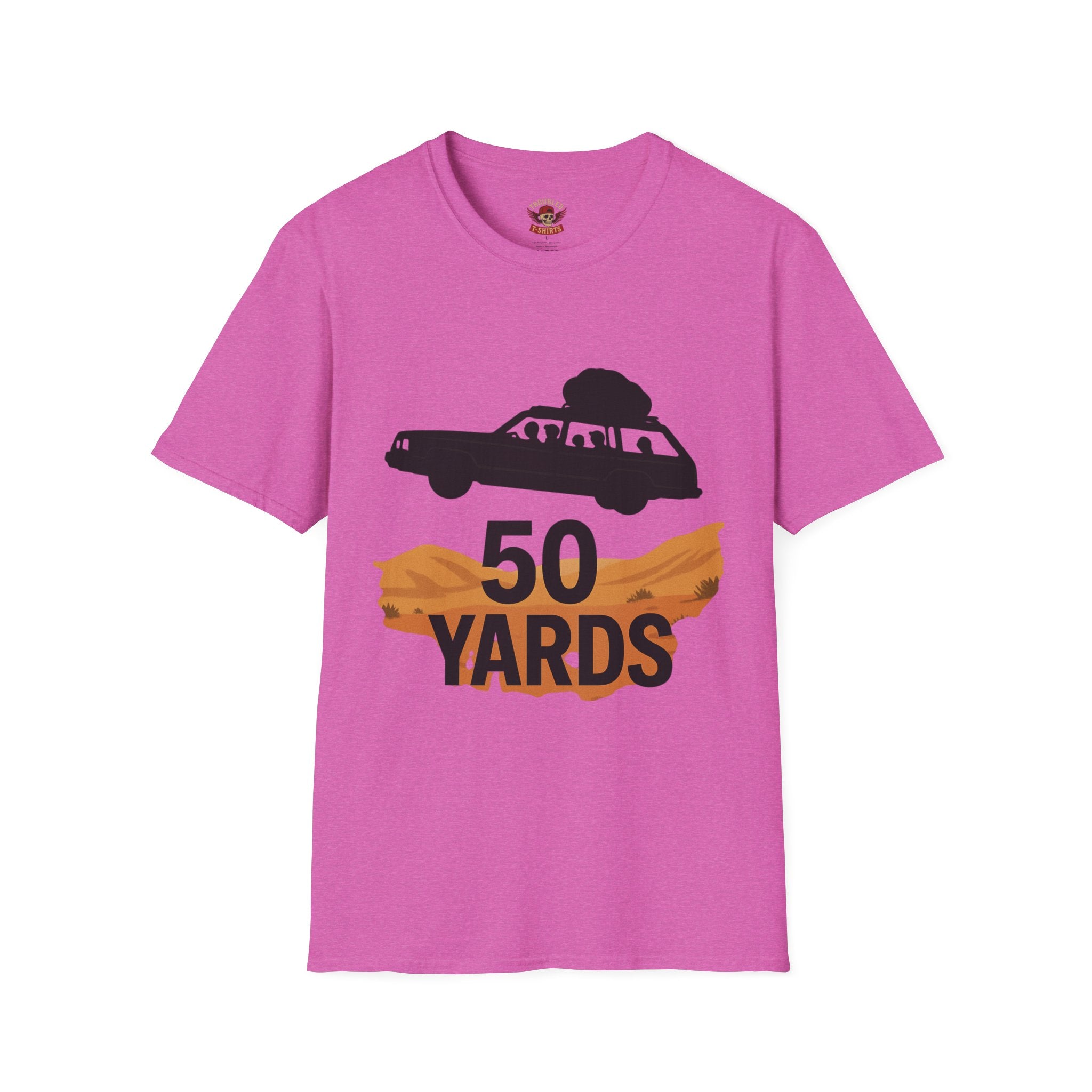50 Yards Road Trip T-Shirt — Vintage Wagon Graphic Tee