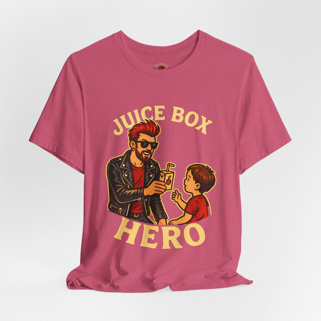 Funny Dad T-Shirt — "Dad Is a Rock Star" Juicebox Dad Tee