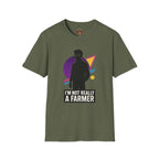 I'm Not Really a Farmer T-Shirt — Retro Silhouette Graphic Tee