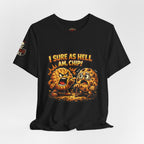 Funny Peanut Butter Cookie Yelling at Chocolate Chip Cookie T‑Shirt