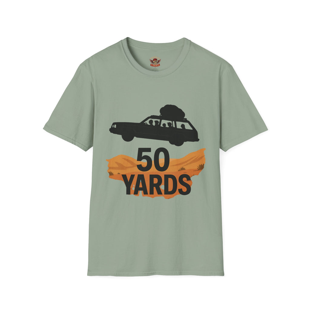 50 Yards Road Trip T-Shirt — Vintage Wagon Graphic Tee