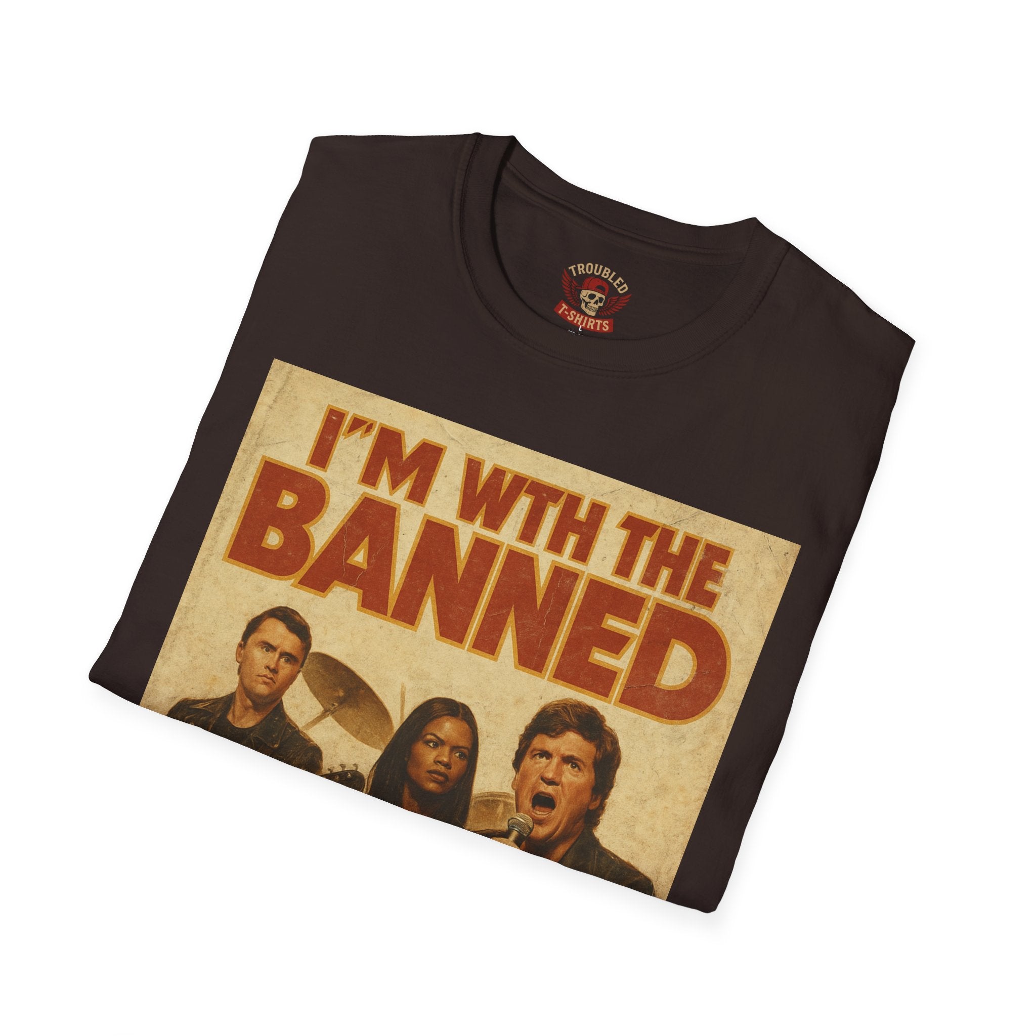 I'm With The Banned T-Shirt – Vintage Rock Band Protest Tee