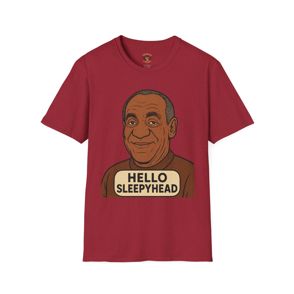Hello Sleepyhead T-Shirt — Funny Retro Portrait Graphic Tee