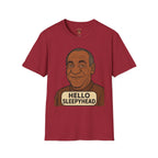 Hello Sleepyhead T-Shirt — Funny Retro Portrait Graphic Tee