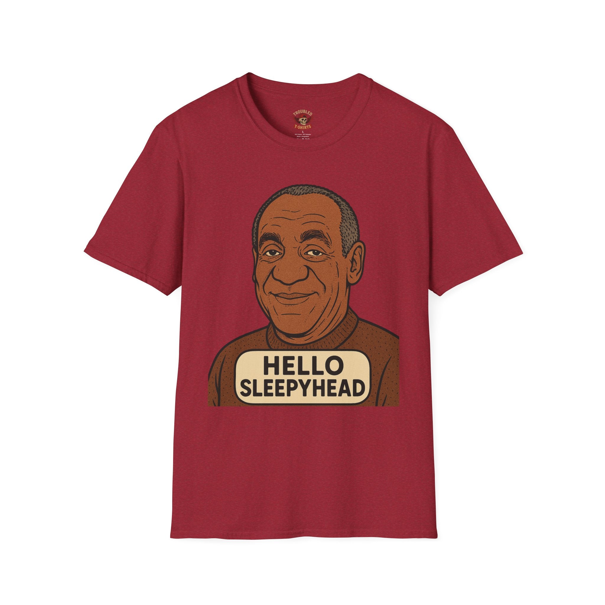 Hello Sleepyhead T-Shirt — Funny Retro Portrait Graphic Tee