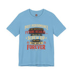 Funny Tee — "Past Performance Is Not Indicative of Future Results, Unless You Screw Up"