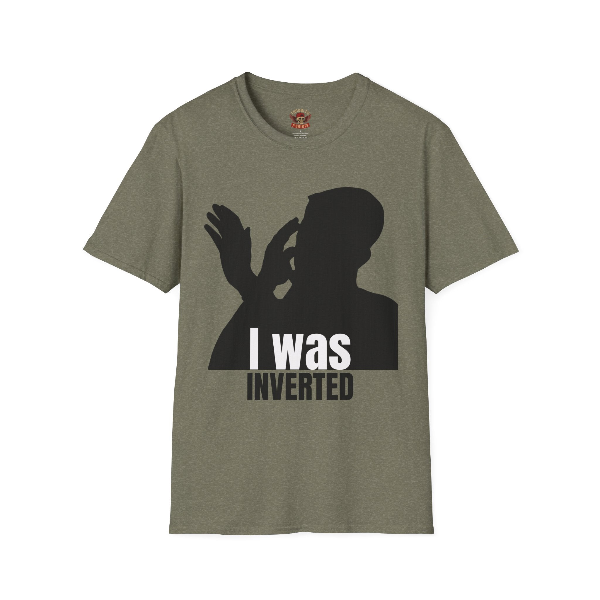 I Was Inverted T-Shirt — Retro Silhouette Graphic Tee
