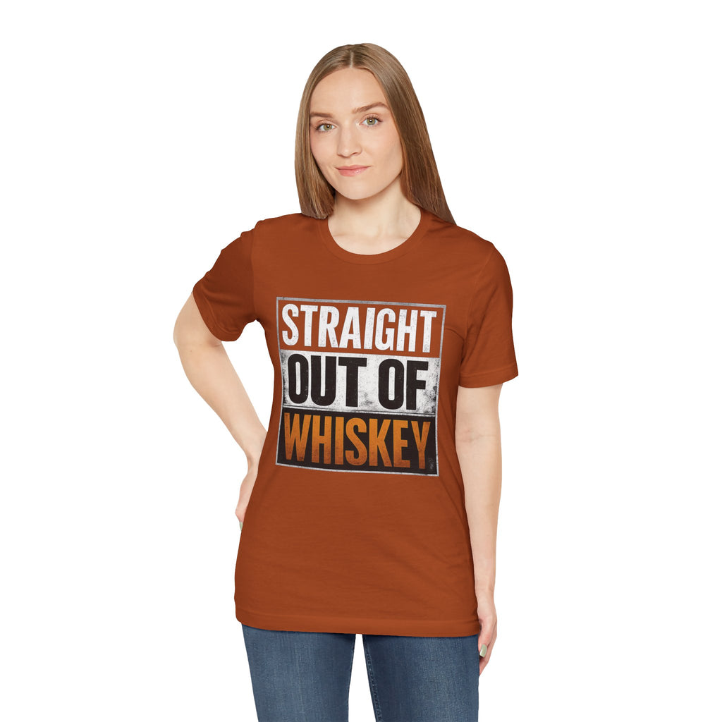Straight Out of Whiskey T-Shirt — Parody Straight Out of Compton Tee