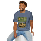 Welcome to Mexico BMW T-Shirt — Retro Road Trip Car Design