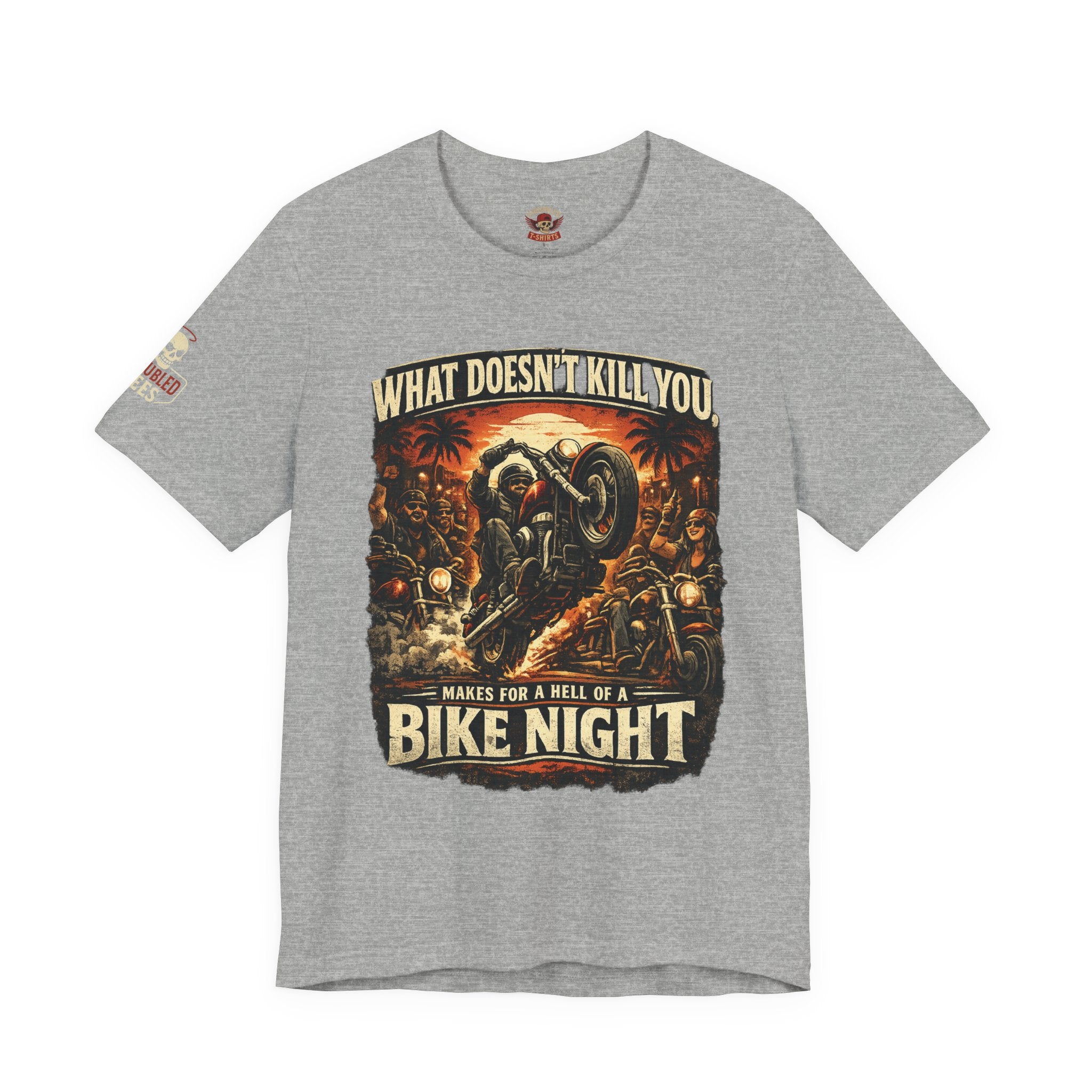 Funny Motorcycle Night Tee — Motorcycle Bike Night T-Shirt