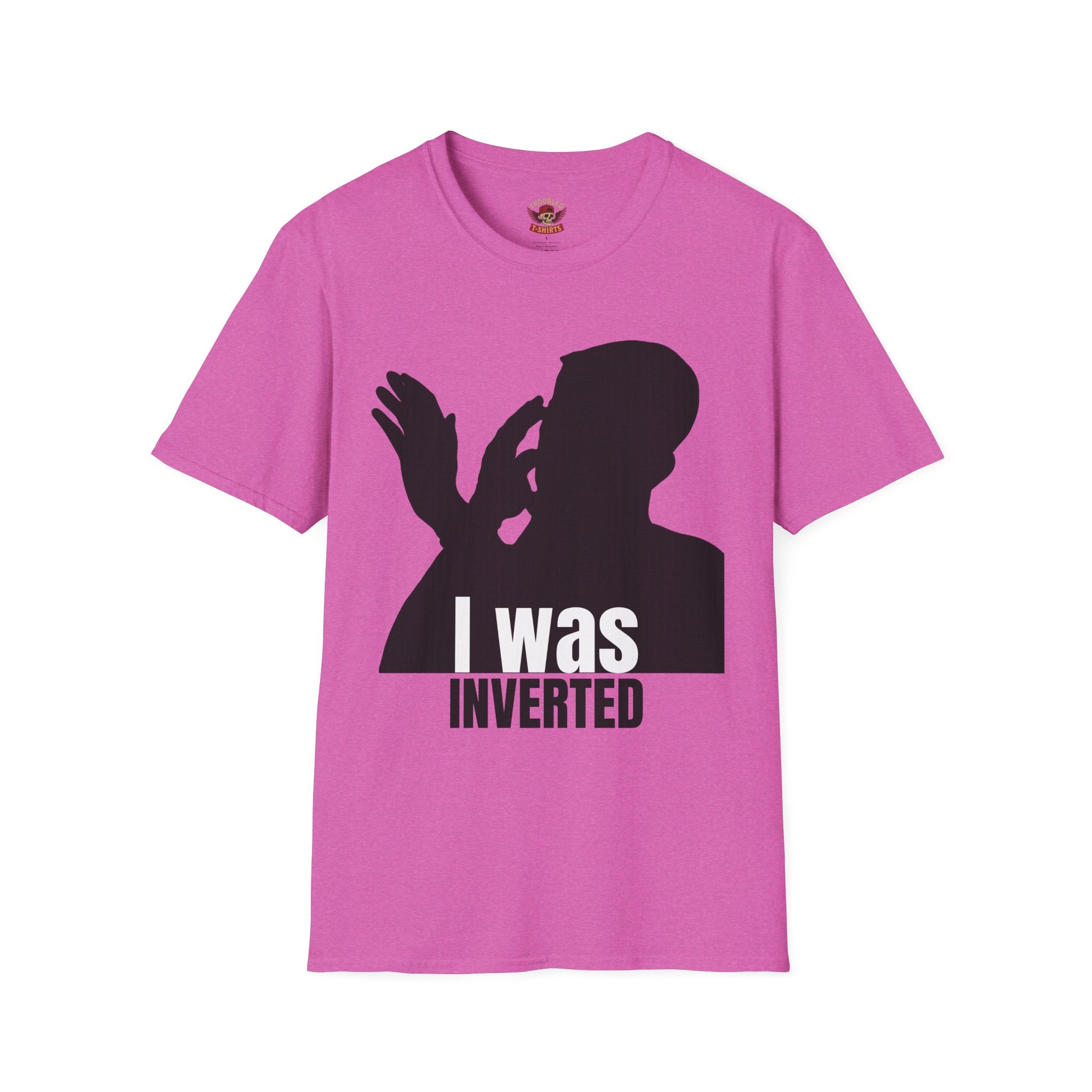 I Was Inverted T-Shirt — Retro Silhouette Graphic Tee