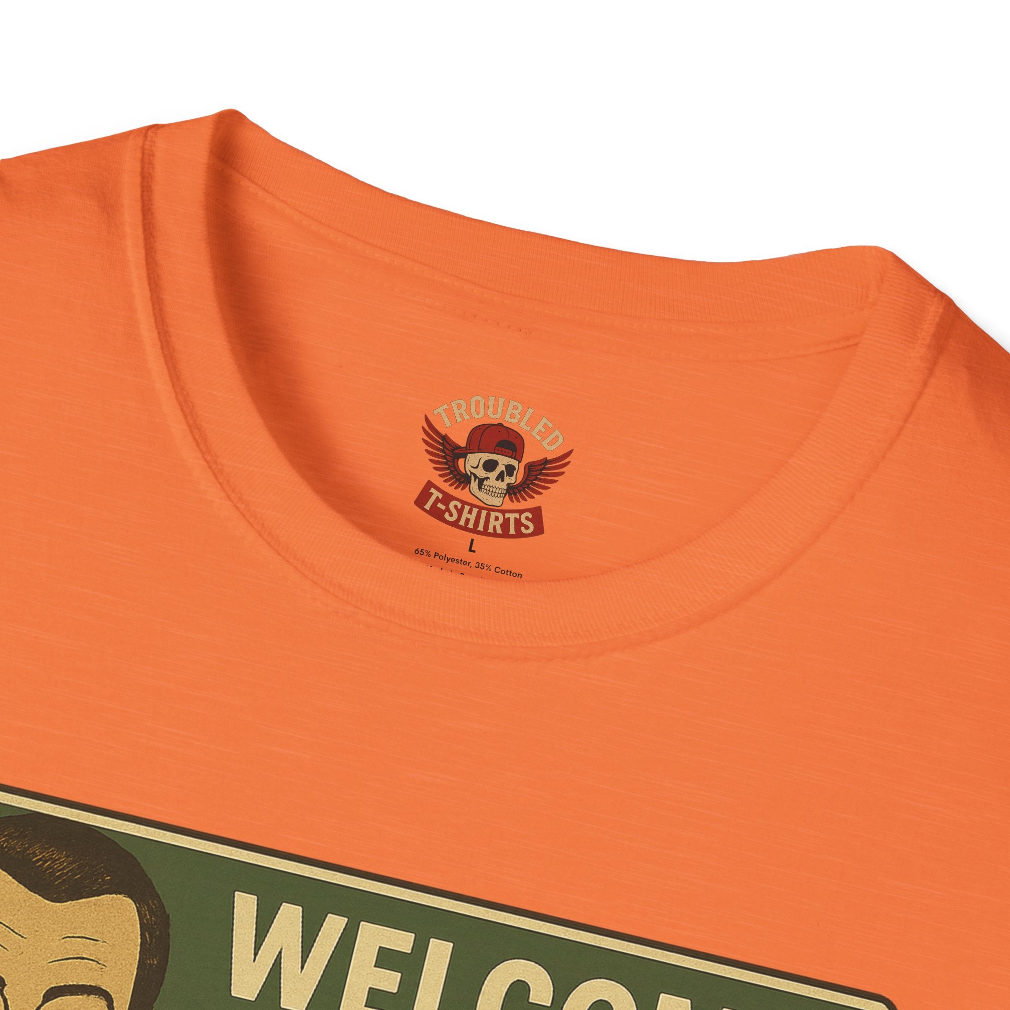 Welcome to Mexico Corvette T-Shirt — Vintage Road Trip Tee with 'Sponsored by GoPro' Sign
