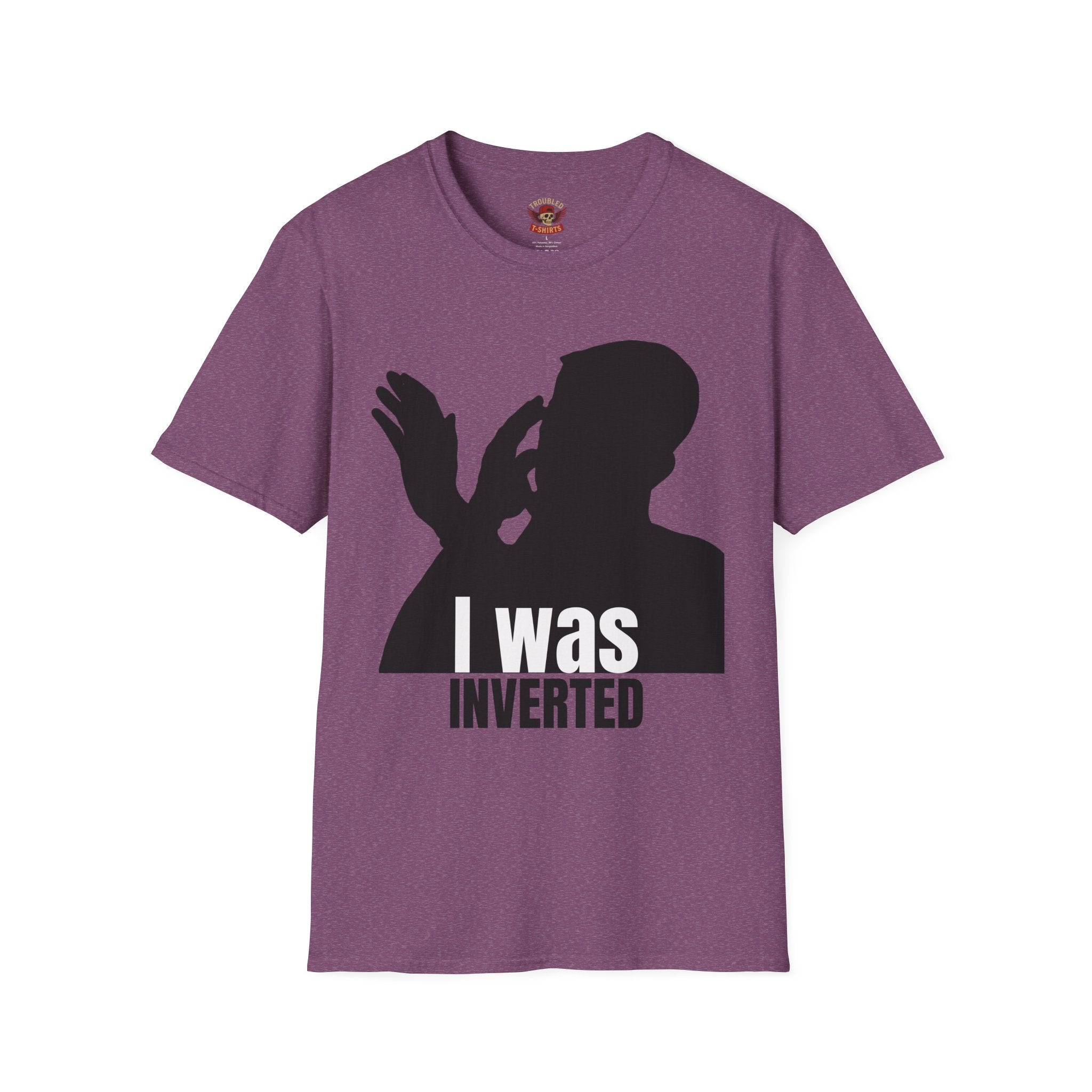 I Was Inverted T-Shirt — Retro Silhouette Graphic Tee