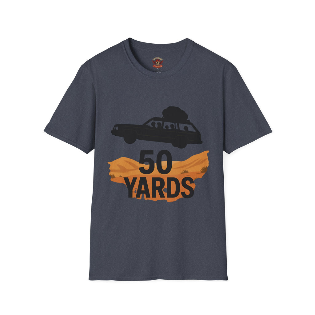 50 Yards Road Trip T-Shirt — Vintage Wagon Graphic Tee