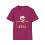 Troubled Tees Graphic T-Shirt — Skull Halo Vintage Logo Tee
