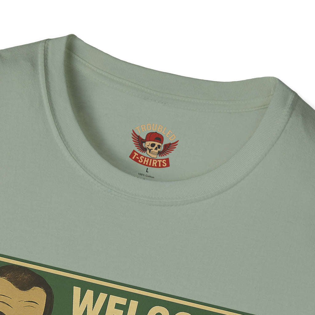 Welcome to Mexico Porsche T-Shirt — 'Welcome to Mexico' Sign Graphic Tee