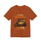 I Rescue Beavers Graphic Tee — Funny Tongue-in-Cheek Wildlife Shirt