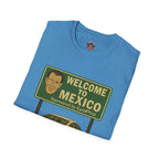 Welcome to Mexico BMW T-Shirt — Retro Road Trip Car Design