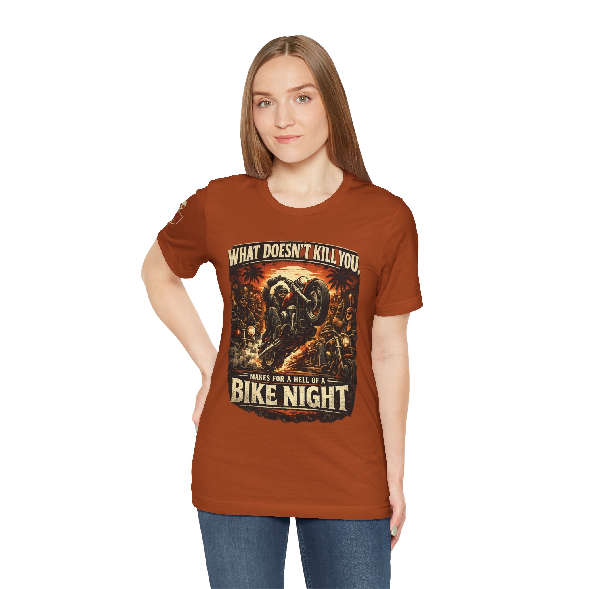 Funny Motorcycle Night Tee — Motorcycle Bike Night T-Shirt