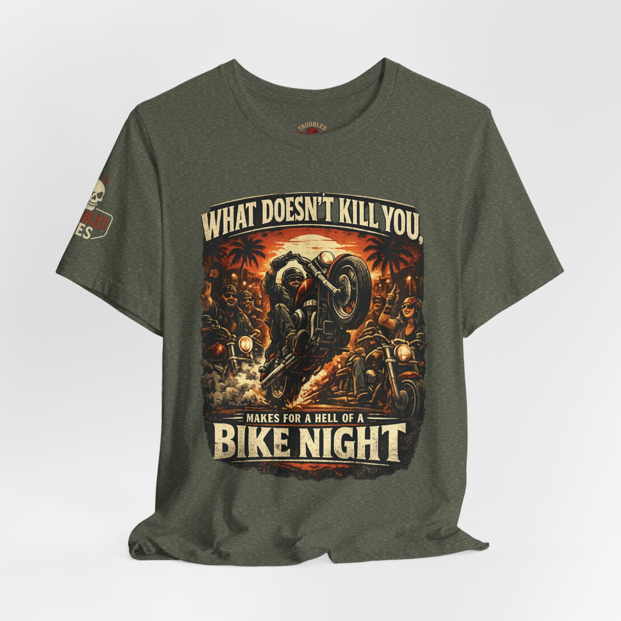 Funny Motorcycle Night Tee — Motorcycle Bike Night T-Shirt