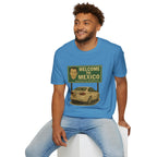 Welcome to Mexico BMW T-Shirt — Retro Road Trip Car Design