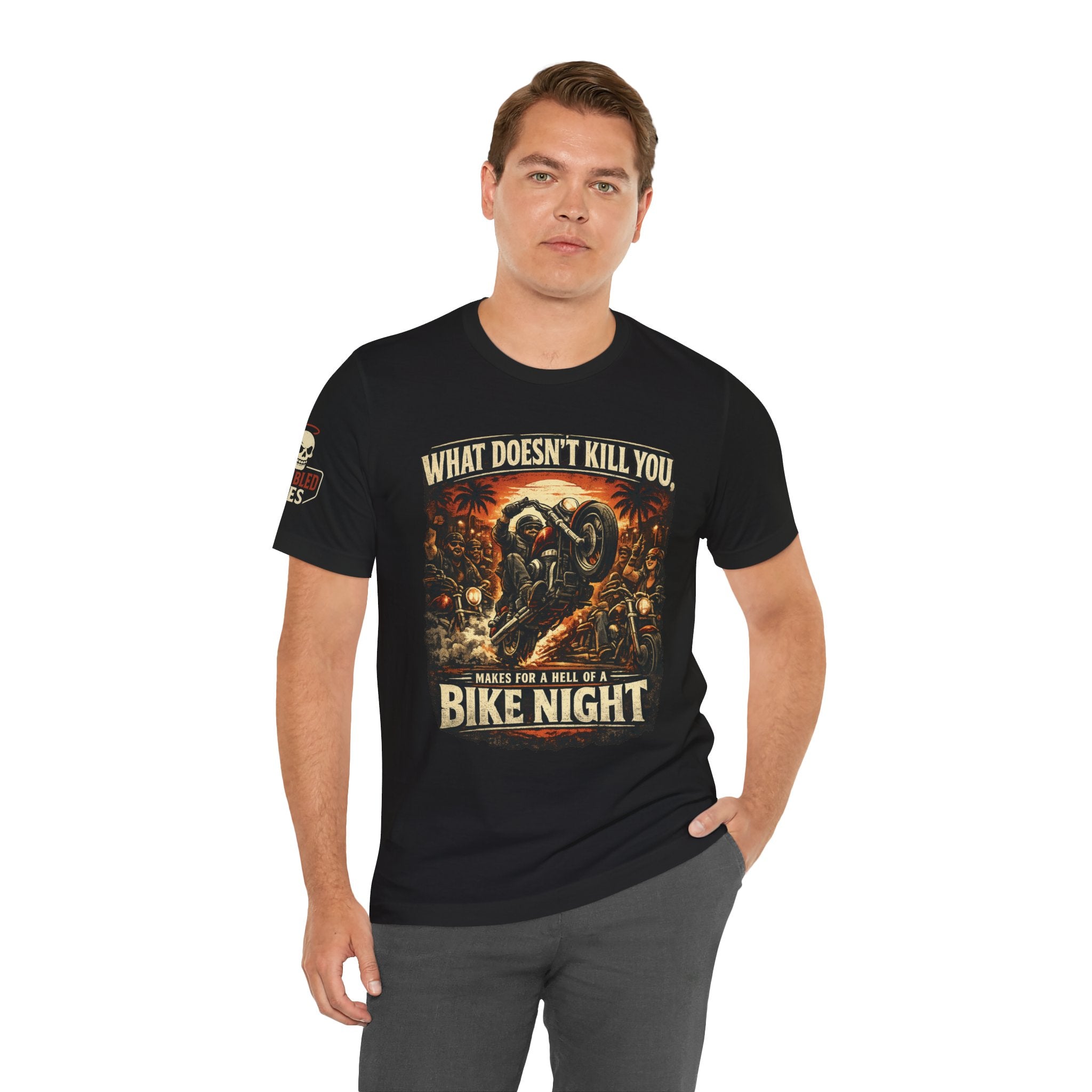 Funny Motorcycle Night Tee — Motorcycle Bike Night T-Shirt