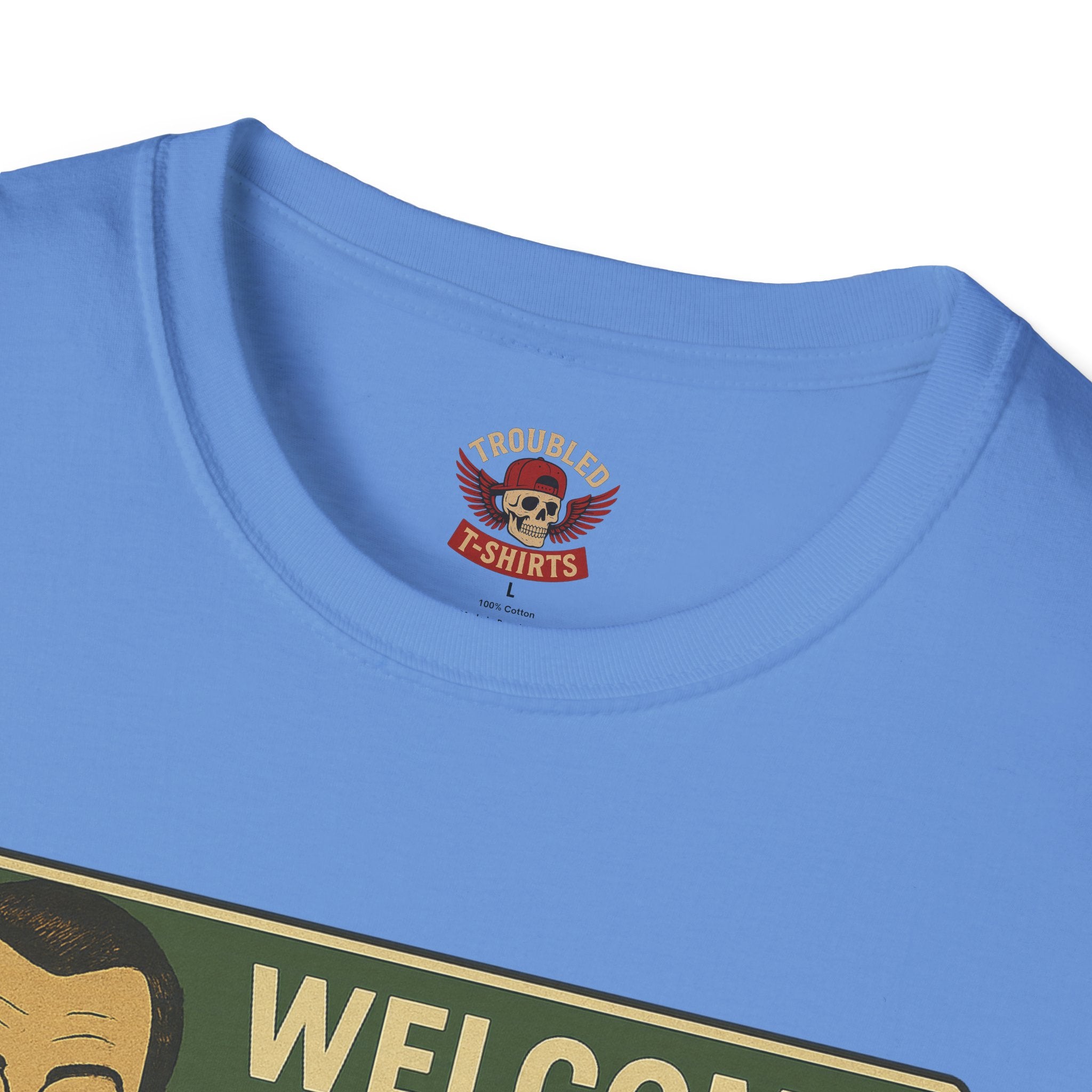 Welcome to Mexico Corvette T-Shirt — Vintage Road Trip Tee with 'Sponsored by GoPro' Sign